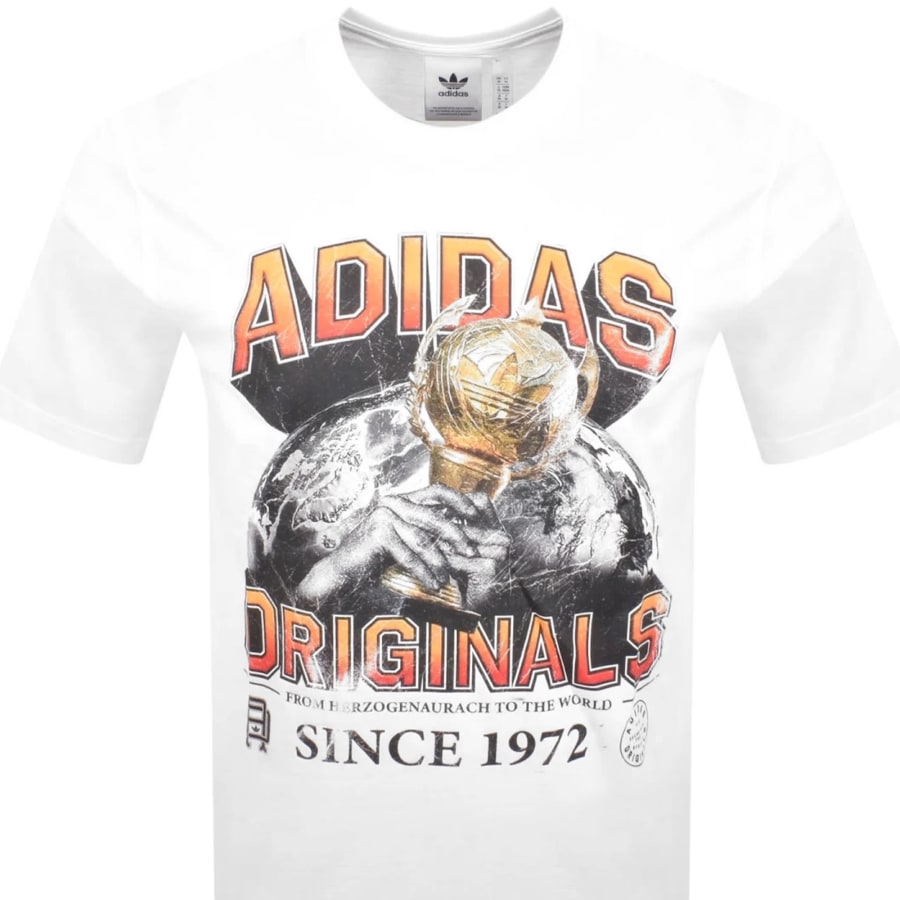 adidas Originals Series T Shirt White | Mainline Menswear us